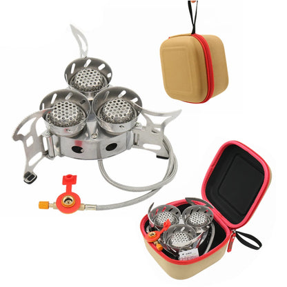 Portable Camping Split Stove Gas Burner 11000W High Power Outdoor Cooking Gear With Storage Bag For Hiking Emergency Use