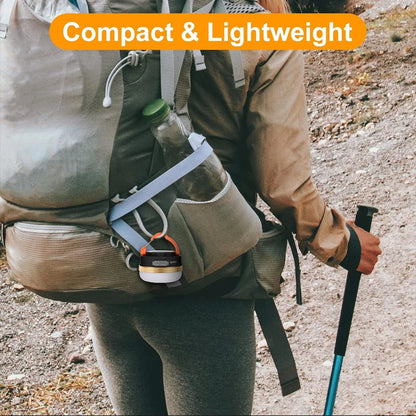 LED Camping Lantern 3Modes COB High Power Portable Rechargeable with Magnet Base Power Bank for Outdoor Emergency Hiking