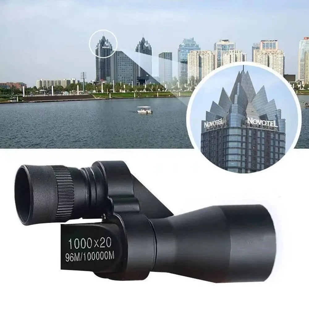 Portable HD Mini Pocket Monocular Telescope High Magnification Zoom Outdoor Fishing Telescope for Hunting Camping Mountaineering